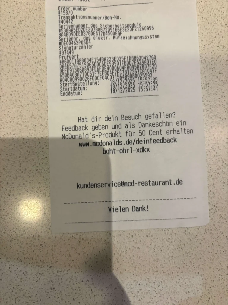 Mcdonalds feedback, feedback mcdonalds, mc donalds feedback www.McDonaldsdeinfeedback.com Kaffee oder Cola n McSundae Pommes für nur 50 Cen rds